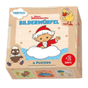 Unser Sandmännchen Bilderwürfel aus Holz 6x9 Teile