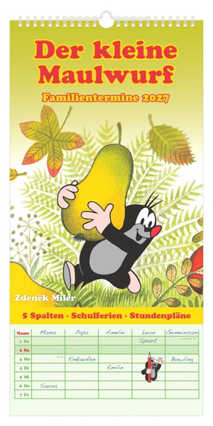 Der kleine Maulwurf 2027 - Familienplaner. Neumann Verlage GmbH & Co, 2026.