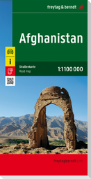 Afghanistan, Straßenkarte 1:1.100.000, freytag & berndt