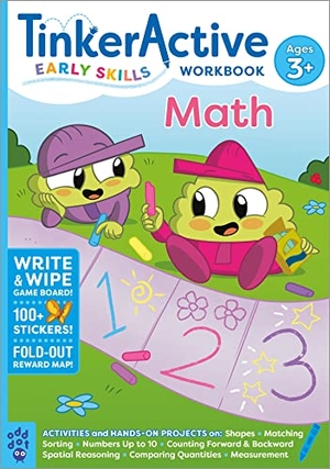 Le Du, Nathalie. Tinkeractive Early Skills Math Workbook Ages 3+. Odd Dot, 2023.