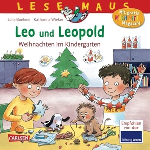 Boehme, Julia. LESEMAUS 163: Leo und Leopold - Weihnachten im Kindergarten. Carlsen Verlag GmbH, 2020.
