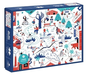 Gutiérrez, Luci. In the Winter - 1000 Piece Puzzle. Chronicle Books, 2022.
