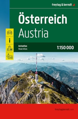 freytag & berndt Autoatlas Österreich Supertouring 1:150.000. Kompass Karten GmbH, 2026.