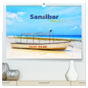 Sansibar - Sonne, Sand, Meer (hochwertiger Premium Wandkalender 2024 DIN A2 quer), Kunstdruck in Hochglanz