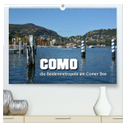 Como - Seidenmetropole am Comer See (hochwertiger Premium Wandkalender 2025 DIN A2 quer), Kunstdruck in Hochglanz