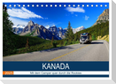 KANADA Mit dem Camper quer durch die Rockies (Tischkalender 2025 DIN A5 quer), CALVENDO Monatskalender