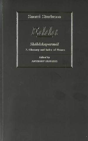 Sturluson, Snorri. Edda Skaldskaparmal - 2-Volume Set. Viking Society for Northern Research, 1998.