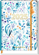 Kleiner Wochenkalender - Mein Jahr 2025 - Blumen weiß