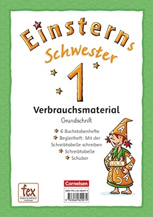 Maurach, Jutta / Pfeifer, Katrin et al. Einsterns Schwester - Erstlesen 1. Schuljahr Grundschrift: 6 Buchstabenhefte und Begleitheft im Schuber - Mit Schreibtabelle. Cornelsen Verlag GmbH, 2015.