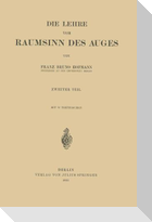 Die Lehre vom Raumsinn des Auges