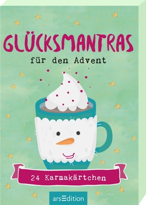 Glücksmantras für den Advent. - Adventskalender Kartenbox mit 24 Karmakärtchen. Ars Edition GmbH, 2020.