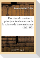 Doctrine de la science