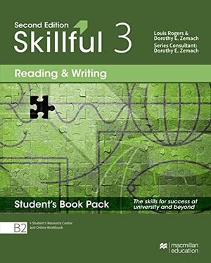 Rogers, Louis / Dorothy Zemach. Skillful 2nd edition Level 3 - Reading and Writing / Student's Book with Student's Resource Center and Online Workbook - The skills for success at university and beyond. Hueber Verlag GmbH, 2018.