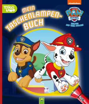 PAW Patrol Mein Taschenlampenbuch - Mit Folienseiten und wiederverstaubarer Taschenlampe. Für Kinder ab 4 Jahren. Schwager und Steinlein, 2021.