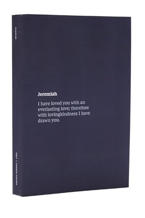 Smyth, Sewn / Thomas Nelson Publishers. NKJV Bible Journal - Jeremiah - Holy Bible, New King James Version. Thomas Nelson, 2020.