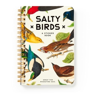 Brass Monkey, Brass / Galison. Salty Birds Sticker Book. Abrams and Chronicle Books IWUK, 2024.