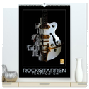 Rockgitarren Textposter (hochwertiger Premium Wandkalender 2024 DIN A2 hoch), Kunstdruck in Hochglanz