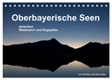 Oberbayerische Seen (Tischkalender 2025 DIN A5 quer), CALVENDO Monatskalender