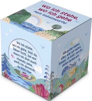 Pattloch Verlag (Hrsg.). Wo ich stehe, wo ich gehe - Mein Gebetswürfel | 6 beliebte Gebete für Kinder - liebevoll & bunt gestalteter Holzwürfel | Kleines Geschenk zur Geburt, zur Taufe oder zur Erstkommunion. Pattloch Geschenkbuch, 2024.