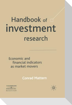 Handbook of Investment Research