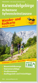 Karwendelgebirge, Achensee, Sylvensteinstausee Wander- und Radkarte 1 : 35 000