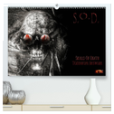 S.O.D. - Skulls Of Death Vol. II - Totenkopf Artworks (hochwertiger Premium Wandkalender 2025 DIN A2 quer), Kunstdruck in Hochglanz