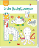 Erste Bastelübungen - Malen, schneiden, kleben