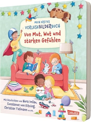 Wagenhoff, Anna / Bollin, Enni et al. Mein erstes Vorlese-Bilder-Buch: Von Mut, Wut und starken Gefühlen - Pappbilderbuch ab 2 Jahren mit Geschichten, Reimen und Suchbildern für die gemeinsame Vorlesezeit. Carlsen Verlag GmbH, 2024.