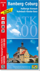 ATK100-3 Bamberg - Coburg (Amtliche Topographische Karte 1:100000)