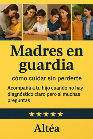 Altéa. Madres en guardia - cómo cuidar sin perderte : Acompañá a tu hijo cuando no hay diagnóstico claro pero sí muchas preguntas. Independently published, 2025.