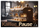 Kaffee Pause (Wandkalender 2024 DIN A4 quer), CALVENDO Monatskalender