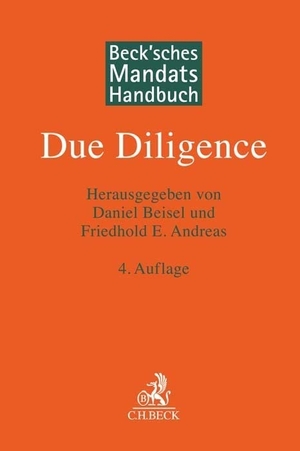 Beisel, Daniel / Friedhold E. Andreas (Hrsg.). Beck'sches Mandatshandbuch Due Diligence. C.H. Beck, 2023.
