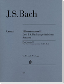 Bach, Johann Sebastian - Flötensonaten, Band II (Drei J. S. Bach zugeschriebene Sonaten)
