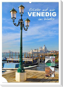 Erlebe mit mir Venedig im Winter (Wandkalender 2024 DIN A2 hoch), CALVENDO Monatskalender
