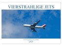 Vierstrahlige Jets (Wandkalender 2025 DIN A3 quer), CALVENDO Monatskalender