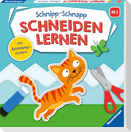 Ravensburger Schnipp-Schnapp Schneiden lernen - Schneiden und Kleben ab 3 Jahren - Block mit Belohnungsstickern und Profi-Urkunde - Perforierte Seiten