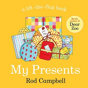 Campbell, Rod. My Presents - A lift-the-flap book from the creator of Dear Zoo. Macmillan Publishers Int Ltd - MDL, 2019.