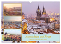 Aussichten auf Prag (Wandkalender 2024 DIN A3 quer), CALVENDO Monatskalender