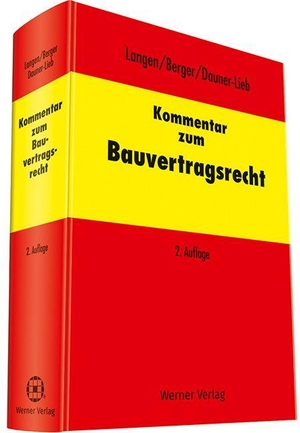 Berger, Andreas / Barbara Dauner-Lieb et al (Hrsg.). Kommentar zum Bauvertragsrecht. Werner Verlag, 2022.