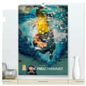 DIE FREISCHWIMMER (hochwertiger Premium Wandkalender 2025 DIN A2 hoch), Kunstdruck in Hochglanz