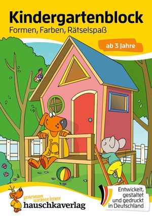 Maier, Ulrike. Kindergartenblock ab 3 Jahre - Formen, Farben, Rätselspaß - Kinder spielerisch fördern, sinnvolle Beschäftigung, bunter Rätselblock ab 3 Jahre mit Doggy. Hauschka Verlag GmbH, 2026.