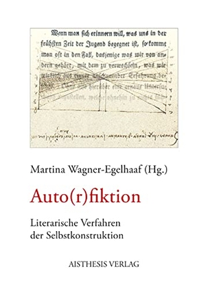 Berghaus, Stephan / Tuschling, Jeanine et al. Auto(r)fiktion - Literarische Verfahren der Selbstkonstruktion. Aisthesis Verlag, 2013.