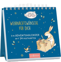 Postkarten-Adventskalender. Weißt du eigentlich, wie lieb ich dich hab? Weihnachtswünsche für dich