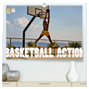 Basketball Action (hochwertiger Premium Wandkalender 2024 DIN A2 quer), Kunstdruck in Hochglanz