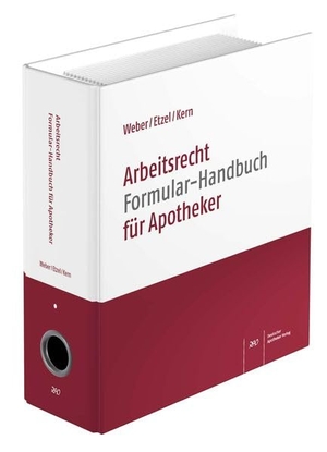 Arbeitsrecht Formular-Handbuch für Apotheker - mit Online-PlusBase-Angebot. Deutscher Apotheker Vlg, 2026.