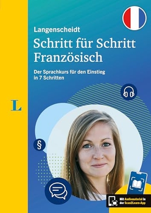 Langenscheidt Schritt für Schritt Französisch - Der Sprachkurs für den Einstieg  in 7 Schritten - mit Scan2Learn-App. Langenscheidt bei PONS, 2025.