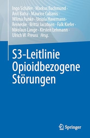 Schäfer, Ingo / Kirsten Lehmann et al (Hrsg.). S3-Leitlinie Opioidbezogene Störungen. Springer, 2026.
