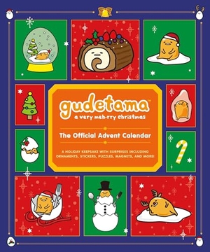Fujikawa, Jenn. Gudetama: A Very Meh-Rry Christmas: The Official Advent Calendar - A Holiday Keepsake with Surprises Including Ornaments, Stickers, Puzzles, Magnets, and More!. Running Press Book Publishers, 2024.