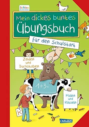 Mildner, Christine. Schlau für die Schule: Mein dickes buntes Übungsbuch für den Schulstart - Für Vorschulkinder: Erstes Wissen zu Zahlen, Buchstaben, Umwelt und vielem mehr. Carlsen Verlag GmbH, 2021.