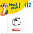Nase vorn! 1./2. Schuljahr - Basiskompetenzen Mathe - Sachrechnen, Größen und Geometrie trainieren 1/2 - 3 Übungshefte im Paket mit Lösungen